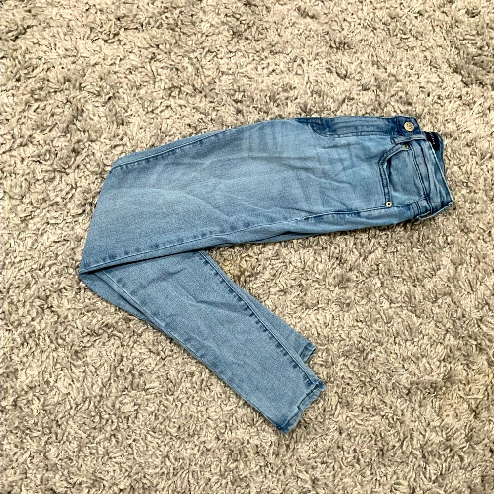 Aeropostale Light Washed Jeggings Size: 2 Regular